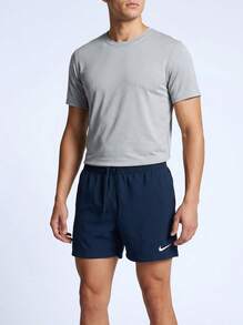Nike Men's Athletic Swimwear Chlorine-Resistant UV Protection Durable Beach Pool Vacation NESSF560-440 - Navy Blue - View 2