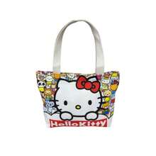 SANRIO 1 pc Tas Bekal Kanvas Motif Anime Kartun, Tas Tote Tangan, Kantong Penyimpanan, Tas Hadiah Kecil Lucu Ukuran Besar untuk Pelajar dan Pekerja Kantor, Tas Kotak Bento Insulasi - Berbagai gaya - View 6