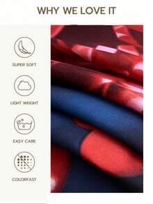 1pc Ultra-Soft Printed Bed Sheet, Lightweight As A Cloud, Soft And Breathable, Suitable For Various Bed Sizes - Single, Double, Queen, King. Machine Washable, Essential For Home And Student Dorms, Back To School Season, All Seasons, Room Decor - Multicolor - View 5