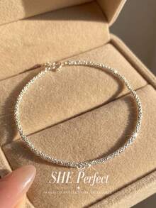 1pc Modern Pear Shaped Anklet For Women Daily Wear Party Birthday Anniversary Jewelry Gift - Style 1 - View 1