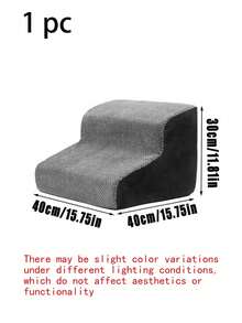 Pet Household Bedside Stairs Steps Puppy Teddy Dog Climbing Ladder Cat Ladder Up And Down Bed Small Stairs - Light Grey - View 7