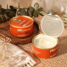 Extra Large 120g Plant Wax Emergency Candle, Round Pull-Ring Tin Box, Smokeless, Disaster Preparedness, Suitable For Home Use And Power Outages, Applicable To Living Room, Bedroom, Etc., Home Decor And Daily Use First Choice - Multiple Styles - View 3