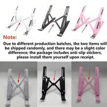 1pc Laptop Stand, Desktop Foldable Adjustable, Universal Portable Tablet Holder, Suitable For All Laptops - Multicolor - View 8