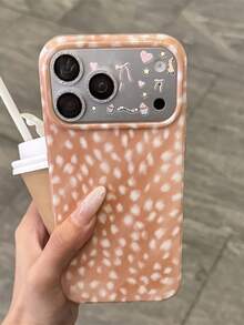 1pc Ins Style Vintage Deer Spotted Phone Case Compatible With IPhone 17/17 Pro/17 Pro Max/16/16 Pro/16 Pro Max/15/15 Pro/15 Pro Max/14/14 Pro/14 Pro Max/13/13 Pro/13 Pro Max/12/12 Pro/12 Pro Max/11/11 Pro/11 Pro Max - Multicolor - View 6