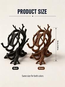 1PC Creative Tree Branch Design Phone Stand, Stable Hands-Free Desktop Phone Holder, Office Decor, Rustic Decoration, Phone Base, Home Desktop Ornament, Perfect Gift For Him/Her - Multicolor - View 2