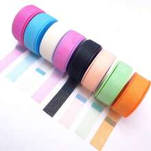 1pc Non-Woven Microporous Silicone Eyelash Tape, Breathable & Hypoallergenic, Orange Rose Red Under Eye Patch, Eyelash Extension Tool - Multicolor - View 5