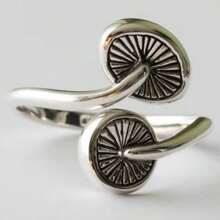 Women's Vintage Mushroom Shaped Ring, Versatile Accessory Suitable For Daily Commute And Casual Wear - Silver - View 1