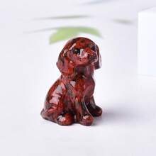 CUPIDCRYSTAL Natural Crystal Carved Puppy Decor, Fun Room Decoration Desktop Ornament, Unique Crystal And Rock, Halloween, Christmas Gift Choice, Crystal And Stone Crafted Gift - Crystal Carved Dog - View 11