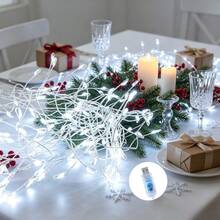 1pc Fairy LED Firework Lights With 8 Flashing Modes, USB Remote Control Timer Star Cluster String Lights, Christmas Tree Decoration For Indoor Ceiling, Bedroom, Garland, Window, Wedding (Warm White/Colorful/White, Elegant Style, Christmas Occasion, Space Theme) - USB Firecracker Light - View 7