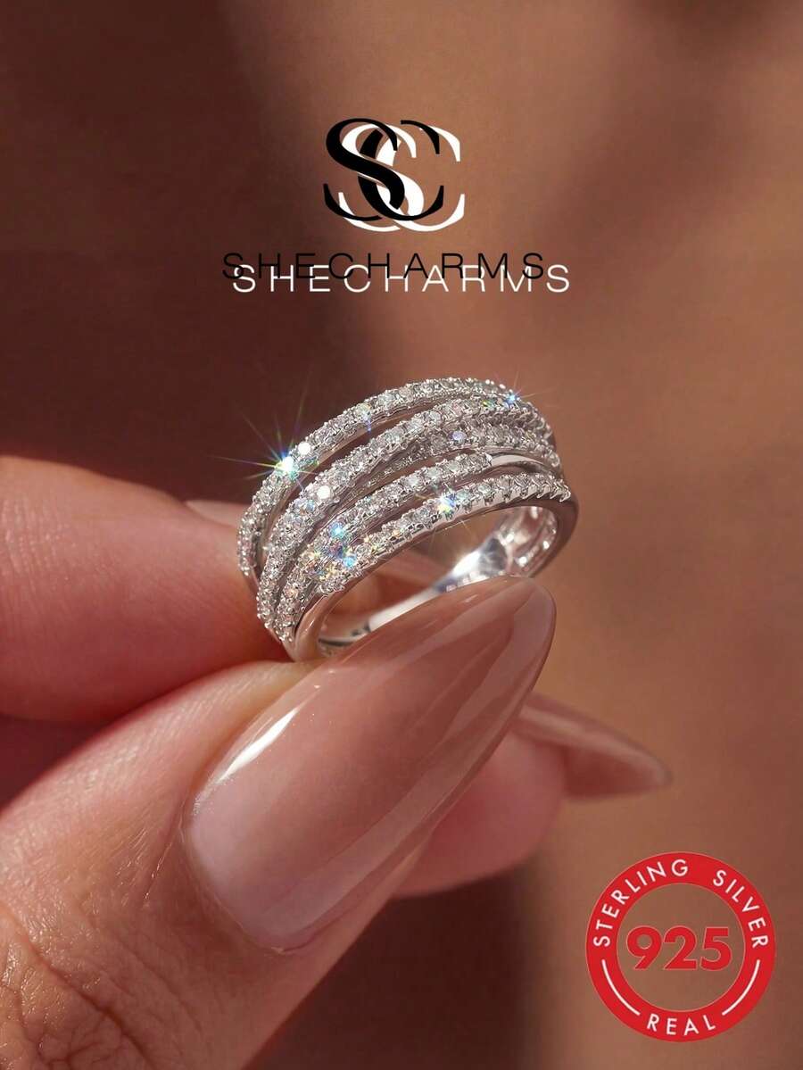 1pc Wire Wrapped Ring, Exquisite Material, Women's Jewelry Gift