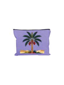 Date Palm Tree Print Makeup Bag, Portable Zipper Cosmetic Pouch, Desert Style Travel Toiletry Storage Bag For Women,Middle Eastern Style,Boho Desert Pattern,Arabic Style, Lightweight, Multi‑Purpose, Gift For Her, Daily Cosmetic Storage - Multicolor - View 19