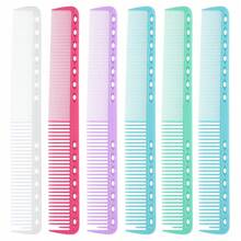 1pc/6pcs Carbon Fiber Hair Combs, Professional Hairdresser Combs, Unisex Medium Tooth Hair Combs, Hair Salon Hair Comb Set - Multicolor - View 1