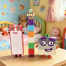 Hasbro 10pcs//1-10 Number Blocks Desktop Decor, Birthday Gift For Friends, Party Decoration, Halloween Gift - Style Random - View 3