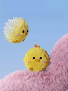 1/2pcs Pet Dog Sound Chasing Toy, Chick Shaped Soft Plush Material, Spiky Ball Core With Built-In Squeaker, No Battery Required, Interactive Play Toy Suitable For Small And Medium Cats And Dogs - Multicolor - View 8