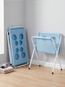 1 PC Portable Foldable Pet Grooming Table, Iron Rust-Proof Painted High Leg Pet Bath Rack, Breathable Mesh Surface, Load Capacity 100kg - Perfect For Bathing, Drying And Grooming Large Dogs And Cats - one-size - View 3