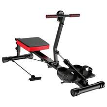 GartistGo Folding Hydraulic Rowing Machine With LCD Monitor, 12 Resistance Levels, Extra-Long Rail, 150KG Capacity, Low-Impact Full-Body Workout - Black and Red - View 3