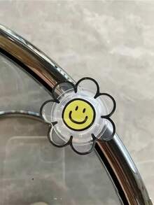 Korean Cute Acrylic Flower Universal Phone Stand, Compatible With Samsung, Compatible With IPhone Foldable Ring Holder, Android Phone, Birthday Gift For Family And Friends, Push-Pull Phone Stand, Phone Accessories, Gift For Friends - Multicolor - View 12