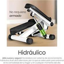 Mini Escaladora Fitness con Monitor LCD y Bandas de Resistencia Removibles para Ejercicio en Casa - Mini stepper - Ver 5