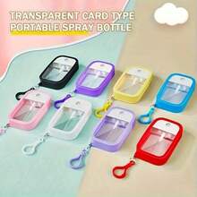 1/2/3Pcs Mini Aromatherapy Spray Bottle Keychain, Fragrance Alcohol Hand Sanitizer Spray, Backpack & Car Accessory, Christmas Gift For Friends - Multicolor - View 2