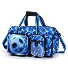 Kids Duffle Bag Boys Travel Gym Bag Large Capacity Overnight Weekender Sleepover Sports Bag Halloween Christmas Gift With Multiple Pockets - one-size - View 9