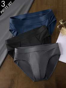 3 Packs Underwear Men, Made Of Polyester Fabric, Are Soft And Comfortable, Suitable For Home Wear, And Make Great Personalized Gifts - Multicolor - View 2