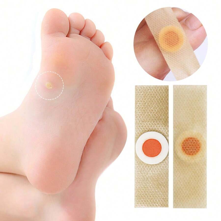 Corn Peel Removal Patch, High-Quality Corn Peel Removal Set, Quickly Remove Corn Peel From Toes, Heels And Soles, Suitable For Foot Care - Random Color - View 1