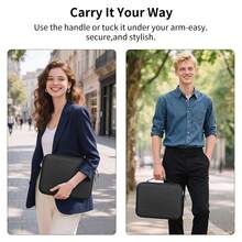 DANYCASE 11-13 Inch Tablet Bag Protective Tablet Sleeve Case Padded Carrying Case Fit For 10th 11th 10.9 Pro 11 12.9 7th 8th 9th 10.2 - Black - View 9