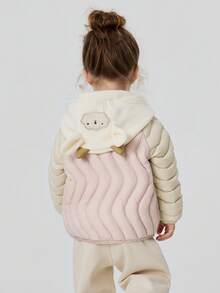 mini bala Baby Anti‑Static Padded Coat Warm Soft Outerwear For Baby Boys Girls Autumn Winter Wear - Rubber Powder - View 3