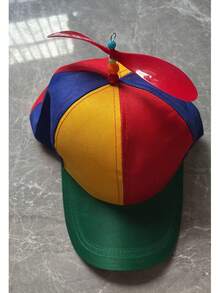 1 buah Topi Baseball Kincir Angin Pria, Topi Kartun Modis, Topi Kasual Pelindung Matahari untuk Aktivitas Luar Ruangan, Cocok untuk Liburan Pantai Musim Semi/Musim Gugur - MultiWarna - View 6