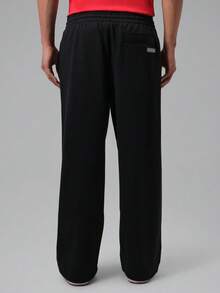 Jordan Men's Casual Comfortable Drawstring Long Pants - Black - View 2