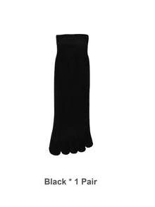 1/5/10 Pairs Men's Toe Splitting Socks,Comfortable Soft Toe Socks Five Fingers Socks,Toes Splitting Crew Socks, Suitable For Sports Or Daily Use - Multicolor - View 16