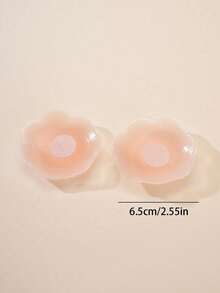 10pcs Reusable Silicone Nipple Covers, Floral And Round Invisible Breast Petals, Strong Adhesive, Soft And Breathable Material, Lightweight And Skin-Friendly, Suitable For Daily Wear - Upgraded Version - View 3