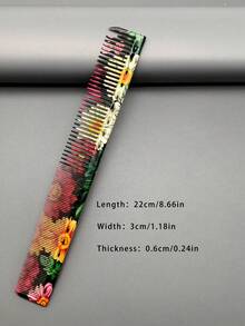 Fashion Pattern Hair Cutting Comb, High-Quality Hair Comb, Essential Salon Hairdressing Comb, Tail Comb, Unisex Hair Comb, Multiple Styles Available - Multicolor - View 6