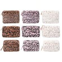 Leopard Print Makeup Bag, Large Capacity Storage Bag, Fashion Toiletry Bag, Convenient Travel Makeup Bag - Toiletry Bag - View 3
