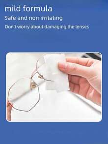 10/100pcs Lens Cleaning Wipes, Phone Screen/Glass Mirror Cleaning Wipes, Suitable For Quick Drying Glasses Screen, Individually Wrapped, Glass Cleaning Paper, Portable Glass Cleaning Paper, Suitable For Travel, Outdoor, Sports, Office, School And Other Occasions. - Multicolor - View 7