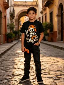 Tween Boys T-Shirts - Black - View 6