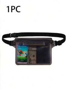 1pc PVC Waterproof Phone Bag, Summer Outdoor Sports Waterproof Bag, Outdoor Sports Beach Phone Protection Bag, Swimming Diving Protection Case, Back To School Essentials, Waterproof Bag, Beach Bag, Beach Accessories, Suitable For Boating - Standard Model - View 14