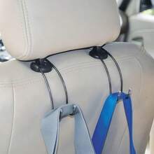 4pcs Stainless Steel Car Interior Hooks - A - View 1