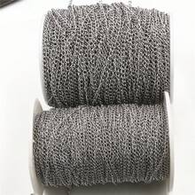 2 Meters Stainless Steel Gold Color Long Chains Bulk For Neklace Bracelet DIY Jewelry Findings Making Accessories Findings - Steel Chains - View 5
