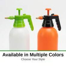 67.63 Oz Pressure Sprayer | Manual Pump Garden Sprayer | Adjustable Nozzle, Suitable For Plant Spraying. | Suitable For Watering, Cleaning And Disinfecting. | Available In Orange And White Colors. - Green & White - View 3