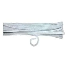 100 Chenille - Limpia Pipas Normal -manualidades = Full - 14 BLANCO - Ver 1