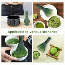 1pc Matcha Whisk, Reusable Bamboo Matcha Tea Whisk, Portable Tea Stirrer, Designed For Making Matcha, Traditional Matcha Brewing Handheld Tea Brush, Home Kitchen Tea Utensil, Home Tea Accessory, National Day, Kitchen, Gift, Kitchen Utensils, Kitchen Decor, Ramadan, Saudi National Day - Multicolor - View 10