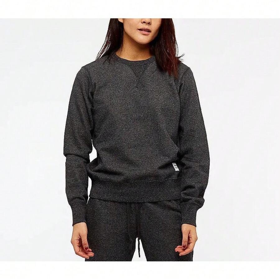 Converse Women's Essentials Crew Sweatshirt / Charcoal / RRP £60 - Black - View 1