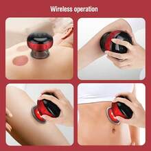 Electric Cupping USB Charging Model, Portable Cupping Massager, Can Massage Shoulders, Back, And Legs, 800mAh - Black - View 7