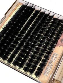 200pcs/150pcs/140pcs/100pcs 8D Luxury Fluffy DIY Cluster False Eyelashes, 10-18mm Mixed Length Lash Extensions, 0.07mm Russian D Curl Dense Reusable Dramatic Eyelashes, Suitable For Beginners, Easy To Use, 10 Rows (60D/80D/100D/120D/160D/200D Multiple Specifications) - D - View 5