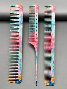 Professional Salon Hair Cutting Tools, Hair Cutting Comb, Easy-To-Use Styling Hair Comb, Essential Home Styling Comb, Tail Comb, Women's Hair Comb, Men's Hair Comb, Etc. - Multicolor - View 11