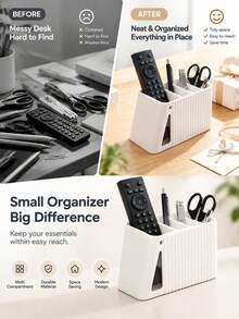 1pc Cut-Out Storage Box Featuring Multi, Room Decor,Suitable For Living Rooms, Bedrooms, Desks, And Entryways.With Its Vertical-Ribbed Cut-Out Pattern, It Is An Desktop Organizer And A Practical Gift For Friends.Christmas,Halloween - Multiple Styles - View 3