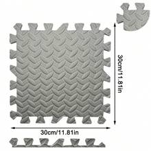 4/8/12pcs Interlocking Leaf Pattern Puzzle Crawling Mat, Shock-Absorbing Floor Mat, Thickened Bedroom Mat, Suitable For Patio, Gym, Yoga Studio, Training Room, School Protective Flooring, Multi-Color, 11.81*11.81 Inches, Better Effect After Ventilation - 30*30 Crawling Mat - View 9