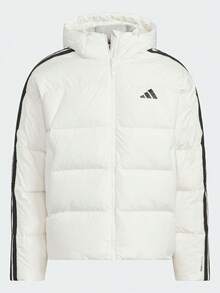 Adidas Men's 3S PUFF D JKT Down Jacket Thick Down Jacket - Short KC2494 - White - View 3