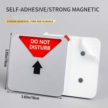 1pc Office Door Sign, Do Not Disturb Sign, Come In Sign, Please Knock Sign, Out Of Office Sign, Perfect For Home Office, Office And Cubicle - A - View 4